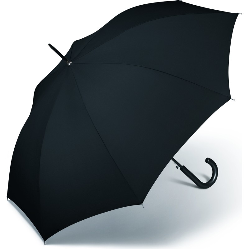 Long plain AC umbrella with cane