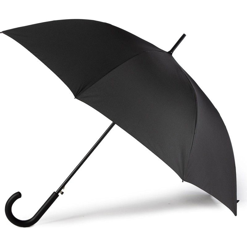 Long plain AC umbrella with cane