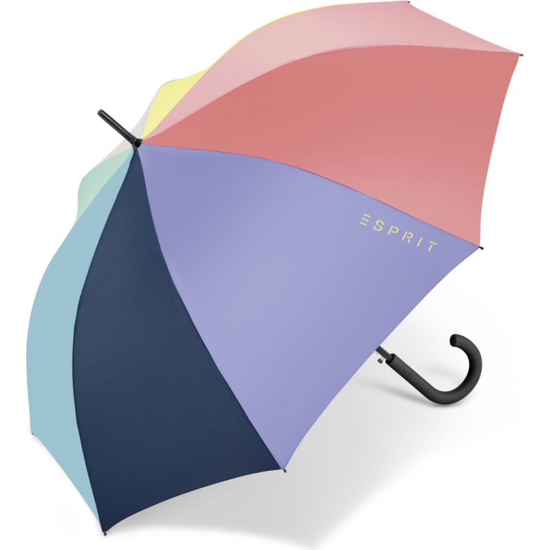 Long plain AC umbrella with cane