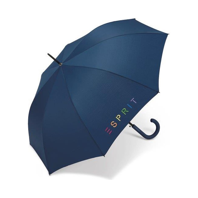 Long parapluie uni logo Esprit avec canne