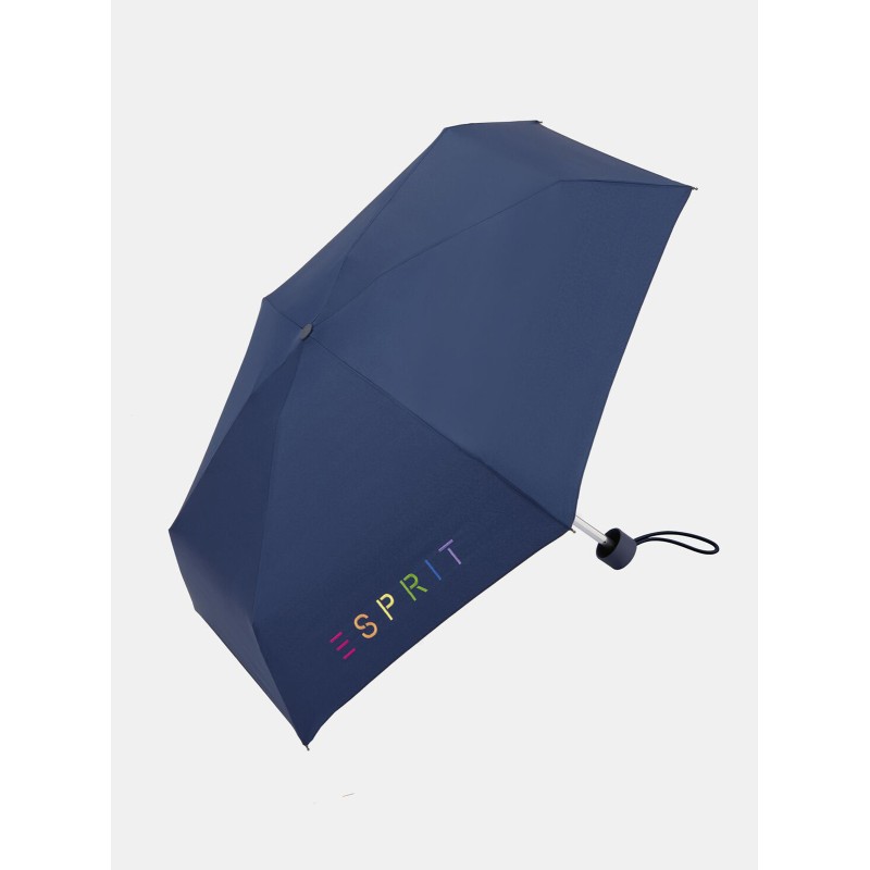 Petit parapluie uni logo Esprit avec pochette