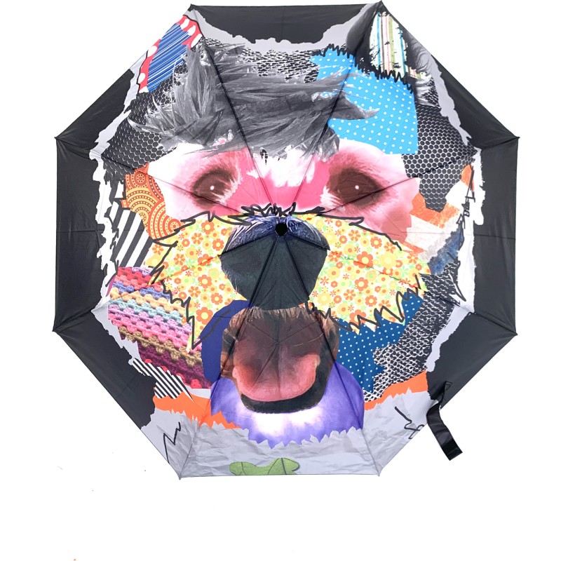 Petit parapluie art mini patchdog