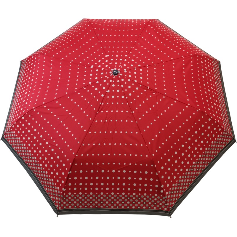 Small fiber pearl umbrella with polka dot print