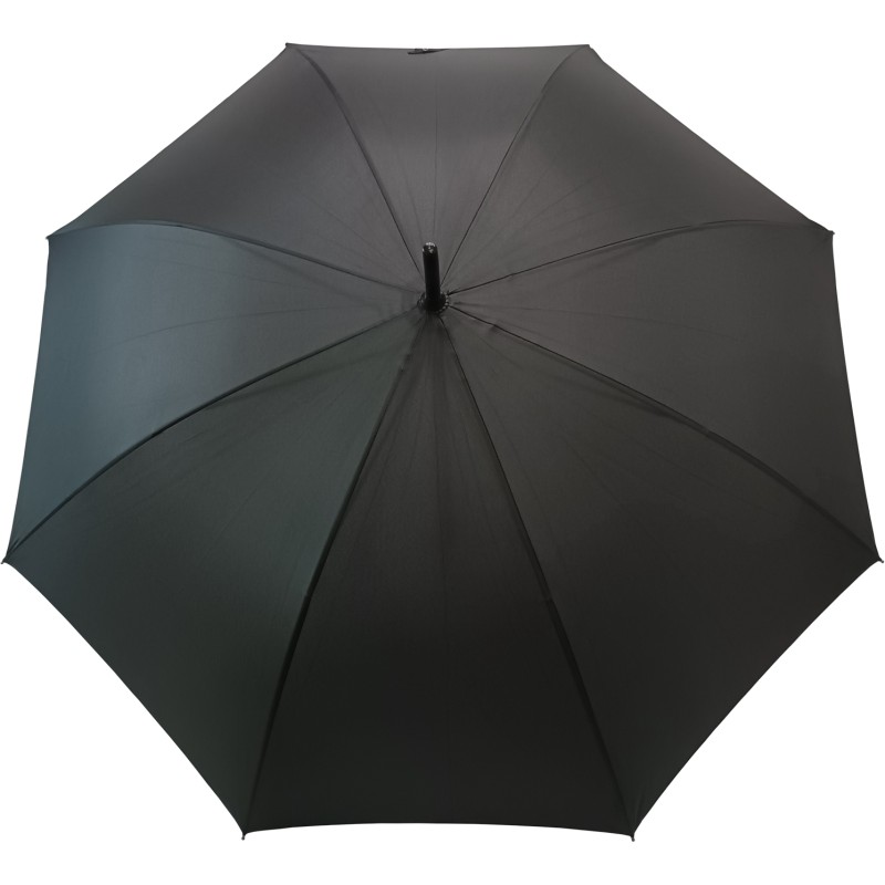 Long black Cambridge umbrella with cane