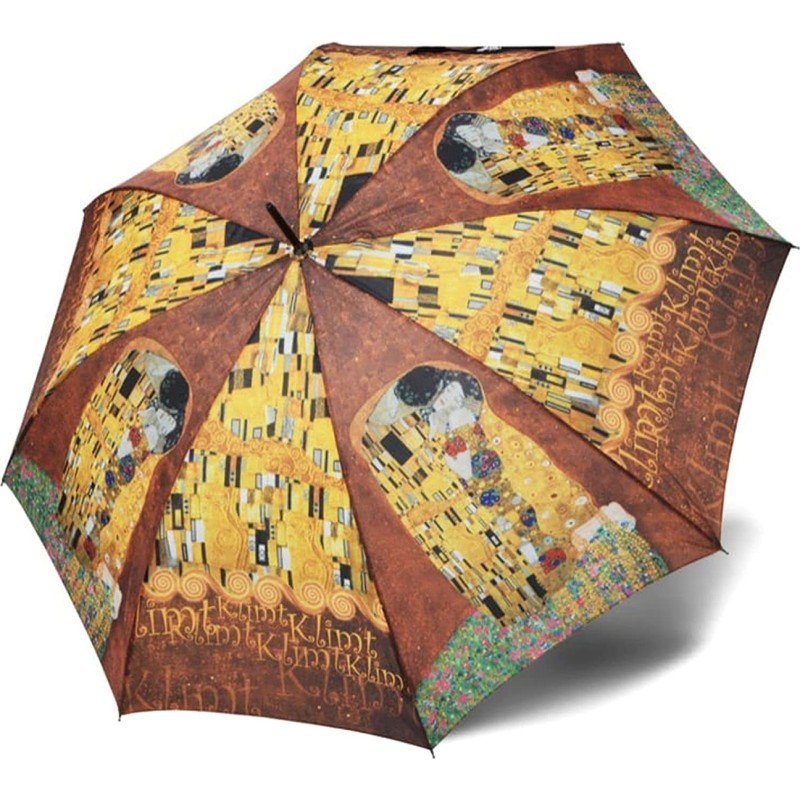 Long parapluie art collection Klimt "Der Kuss" protecti