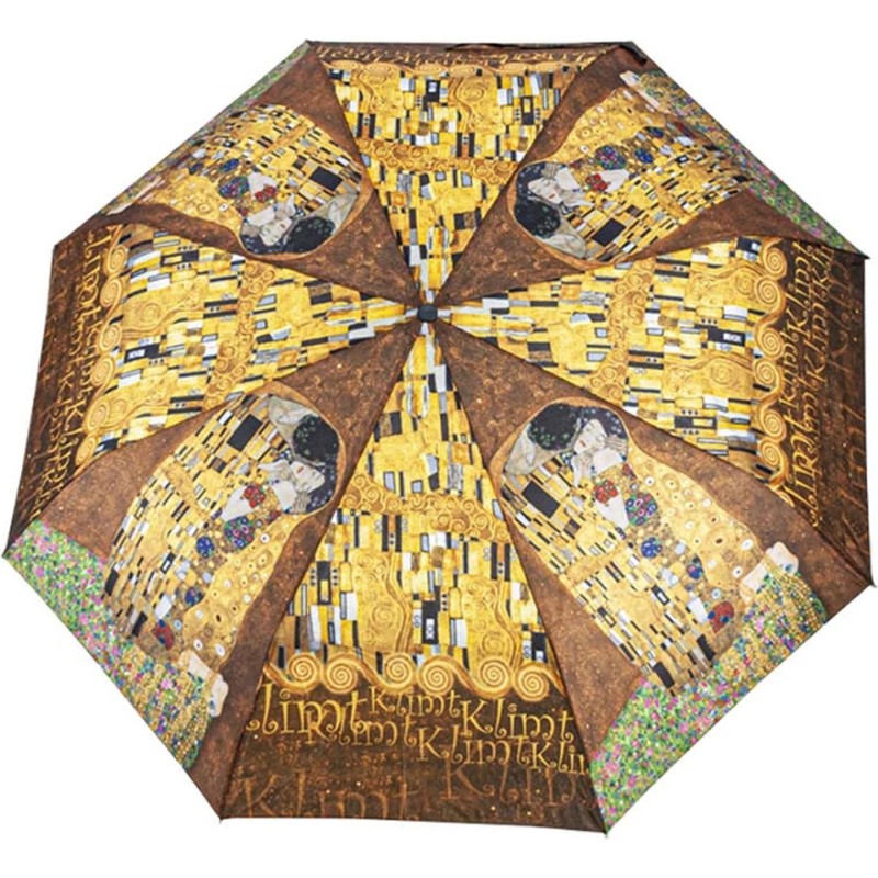 Petit parapluie art collection Klimt "der Kuss"