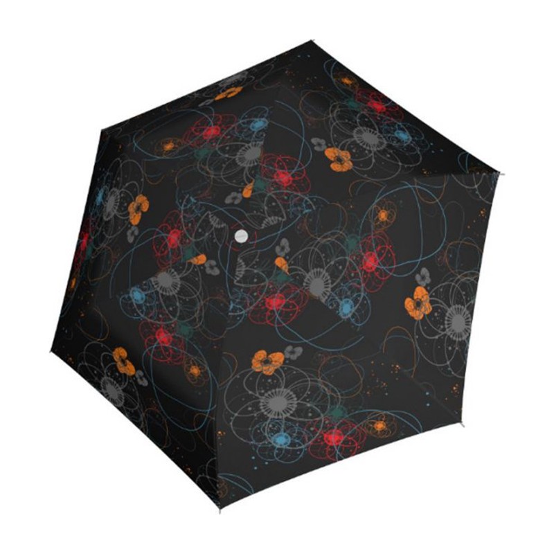 Small fiber magic XS tricolor umbrella with flowers