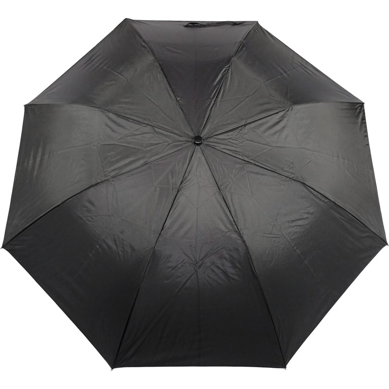 small black umbrella with cane