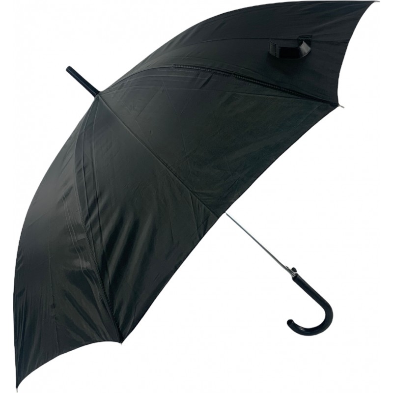 long plain umbrella with cane