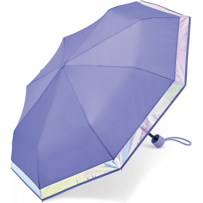 Petit parapluie Esprit uni avec bord brillant