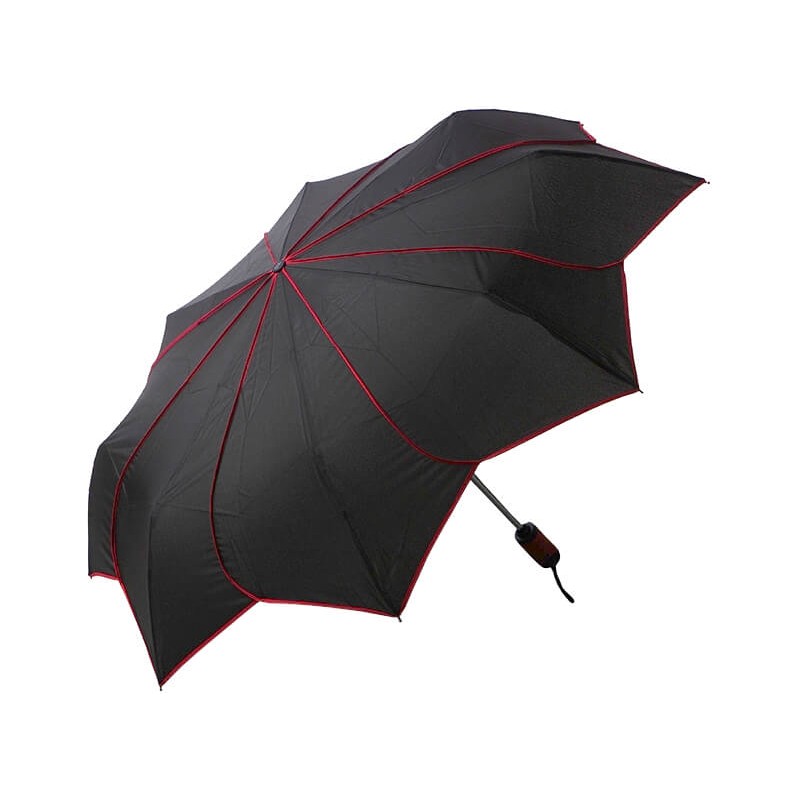 Parapluie de poche Pierre Cardin forme fleurs bicolore