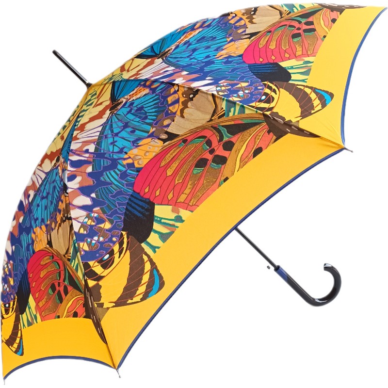 Long parapluie Pierre Cardin multicolore papillons