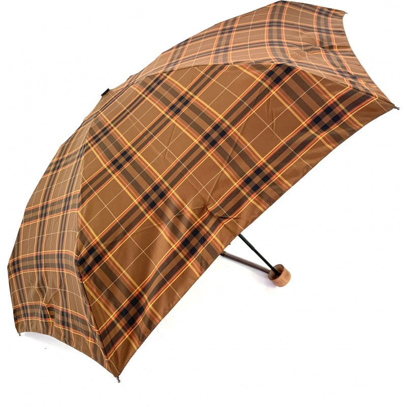 Parapluie de poche Pierre Cardin à carreaux