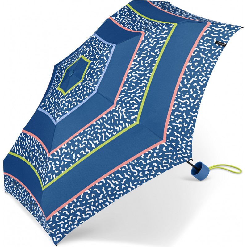 Mini parapluie rayé Esprit avec canne