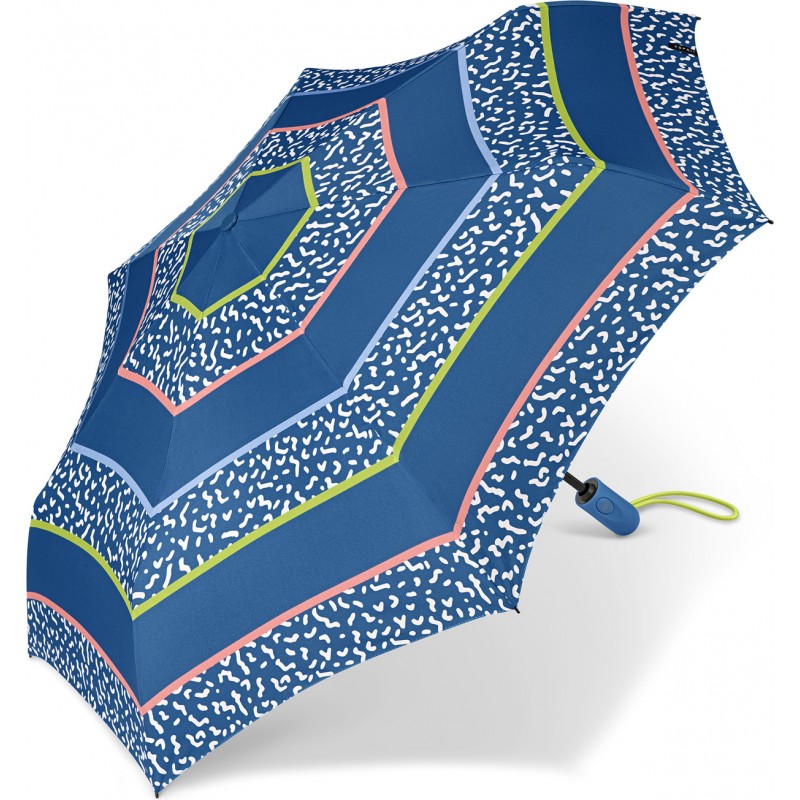 Moyen parapluie rayé Esprit avec canne