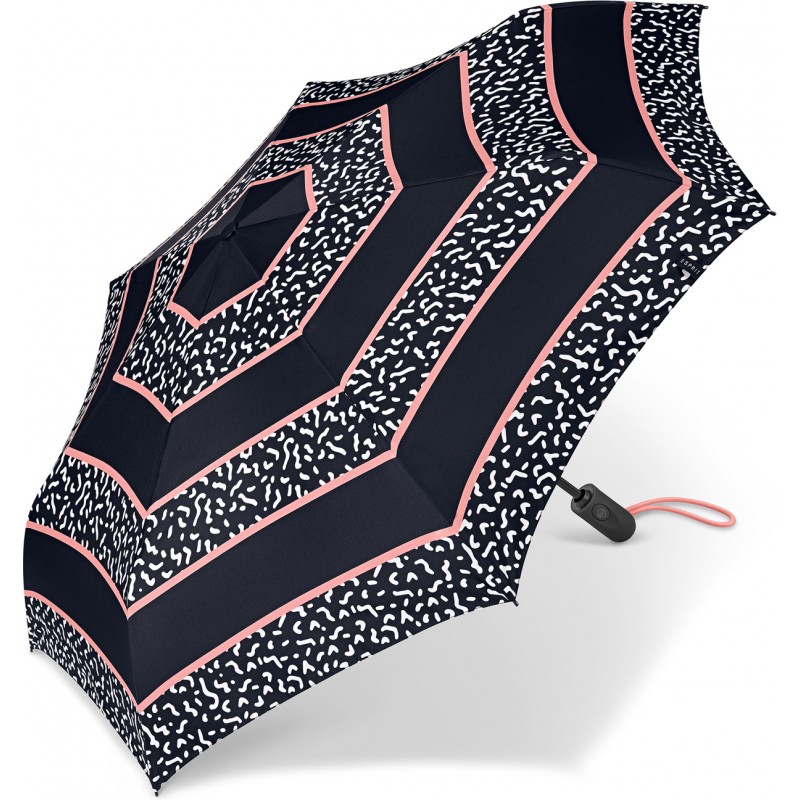 Esprit medium striped umbrella with cane