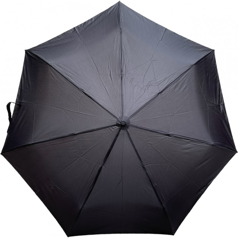 Parapluie de poche Pierre Cardin noir poignée ronde