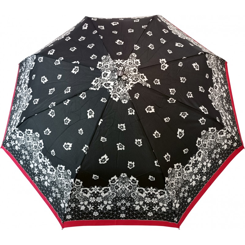 Small fiber mini style umbrella with flowers