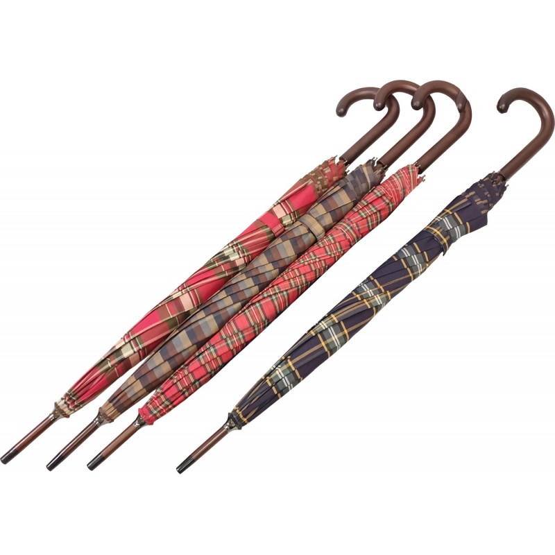 AC karo tartan long umbrella