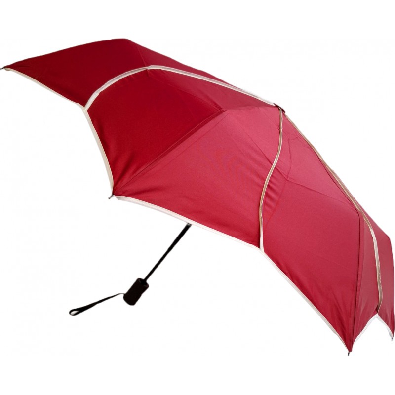 Flower-shaped medium umbrella with piping, automatic